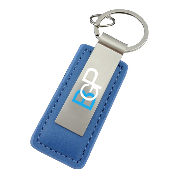 Custom PU Leather Keychain Key Ring