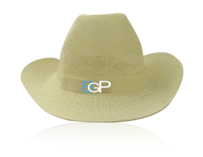 Popular Custom Logo Western Straw Cowboy Hat