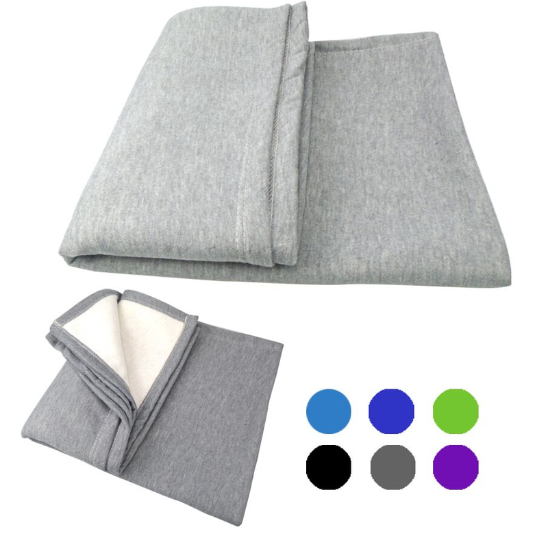 Custom Logo Outdoor Picnic Sweatshirt Blanket
