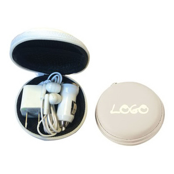 USB Headphone Charger Travel Kit