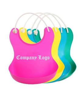 Promotional Waterproof Silicone Baby Bib