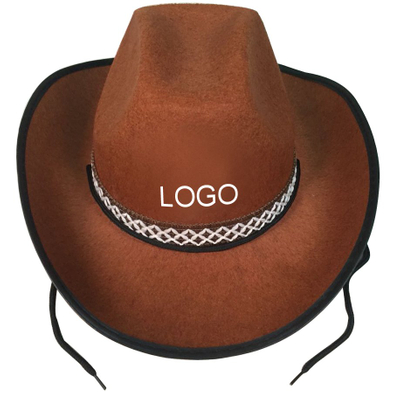 orange felt cowboy hat