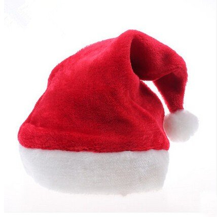 Personalized Red Plush Santa Hat