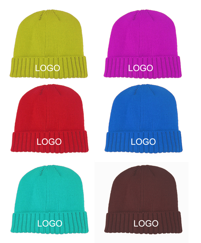Kids Winter Warm Knit Cuffed Ski Beanie
