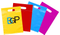Custom Printed Recycled Die Cut Plastic Grab Shopping Tote Bag