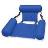 Inflatable Floating Pool Chair for Adult Portable Water Hammock Lounger Chair Swimming Lounge Rafts for Summer Travel