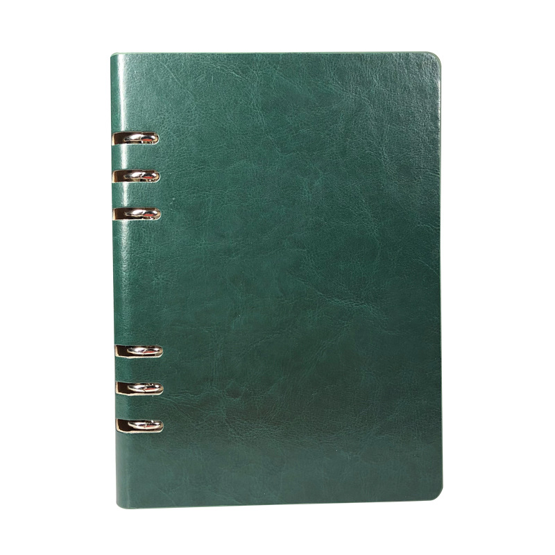 Business Notebook Executive Journal for Men and Women Leather Cover loose-leaf binder Office Journal Notebook