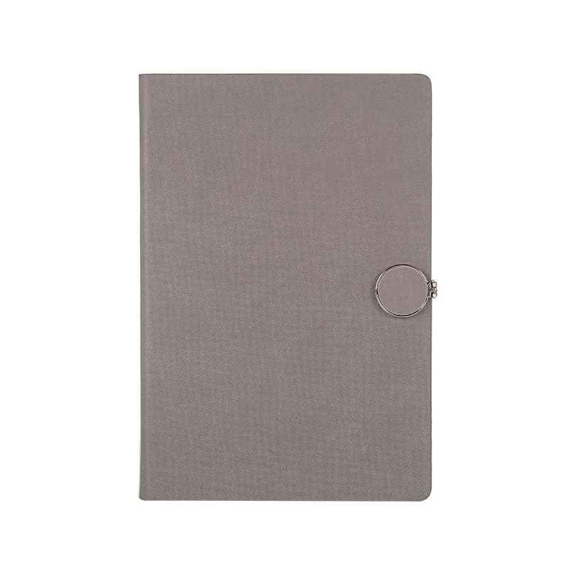 Vintage Leather O-button Notebook Creative Business Office Thick Hard Notebook Can Be Customized
