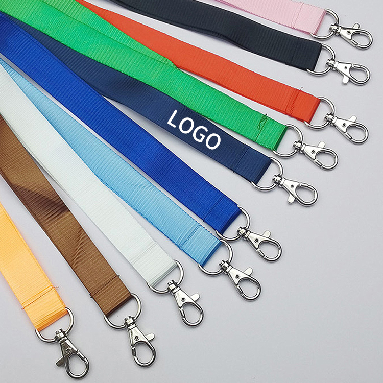 Crystal Metal Clasp Tongue Buckle Lanyard And Chest Card Rope