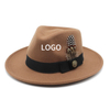 Dragon And Phoenix Hat Western Cowboy Hat Knight Hat Waterproof Thick Wool Fedora Hat