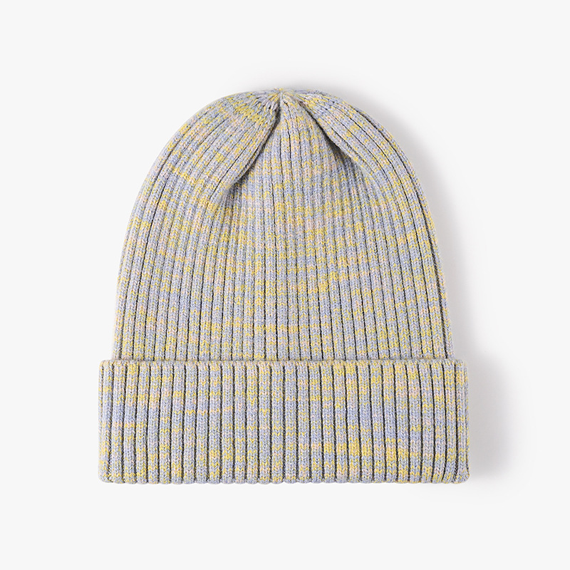 Color Matching Fashion Beanie Hat Knit Ski Cap Beanie for Men Women