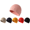 Men Women Unisex Winter Thick Cable Knit Beanie Cuff Hat