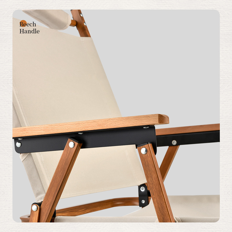 Outdoor Folding Chair Picnic Camping Chair Fishing Chair Portable Ultra Light Camping Beach Chair Backrest Style