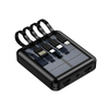 Portable Charger Power Bank 10000mAh Portable Phone Charger with Built-in 4 Cable