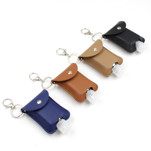 Hand Sanitizer PU Leather Cover