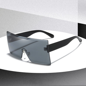 Oversized Sunglasses for Women Men Lightweight Big Square Frameless Sunglasses
