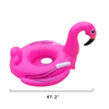 PVC Inflatable Pink Flamingo Swimming Ring