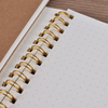 A5 Wirebound Notebooks Bulk Journals Spiral Steno Pads Blank/Lined Kraft Brown Cardboard Cover