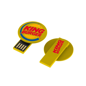 Round Paperclip USB Flash Drive - 8GB