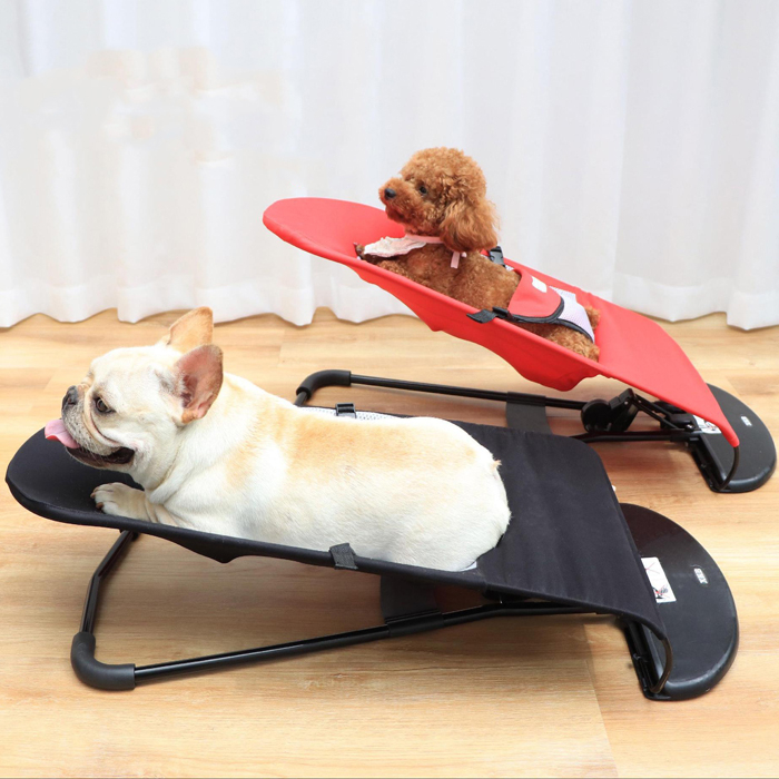 Pet Rocking Bed Chair, Dog Bed Cat Bed with NonSlip Feet Removable