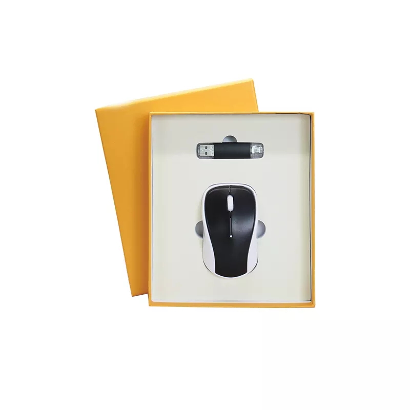 Two Piece Mouse And U Disk Gift Items Corporate Luxury Business Souvenir Giveaways with Logo Promotional Gift Set