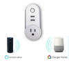 2 USB Ports Smart Plug Wi-Fi Outlet Socket Dimmer Brightness Adjust Timer Works with Alexa and Google Home Remote Control