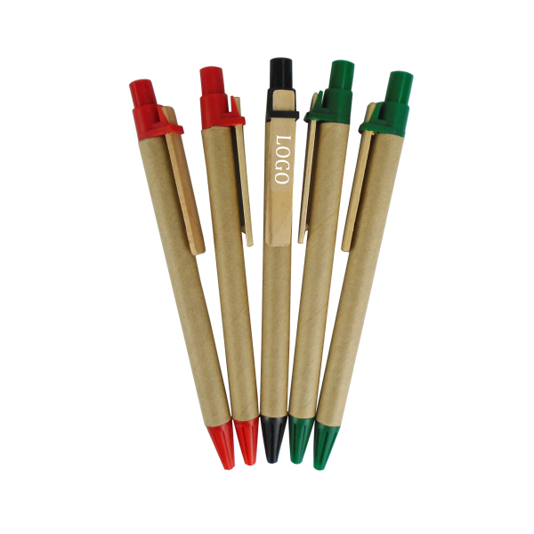 Custom Promotional Recycled Paper Ball Point Pen