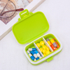 Colorful Small Pill Case 3 Removable Compartments Travel Pill Box