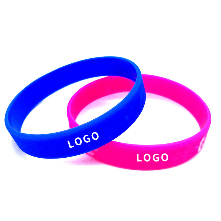 Custom Glow-in-the-dark Bracelet Night Run Fluorescent Silicone Bracelet Luminous Wrist Band Rubber Glow-in-the-dark Hand