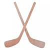 24" Heavy-Duty Wood Hockey Sticks Starter for Players Indoor & Outdoor Beach Competition