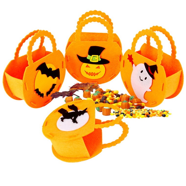 Halloween Bucket for Candies & Treats Reusable Bags