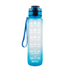 32oz Leakproof BPA Free Drinking Water Bottle with Time Marker for Fitness and Outdoor Enthusiasts