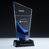 Personalized Glass Appreciation Award Customized with Employee & Company Name