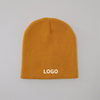 Acrylic Embroidered Short Woolen Hat Custom Embroidered Knitted Hat Acrylic Beanie Hat