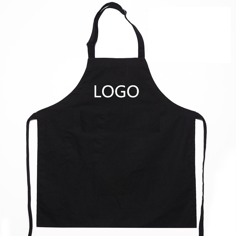 Kitchen Adjustable Bib Apron Water Oil Resistant Chef Cooking Kitchen Aprons with Pockets for Men Women