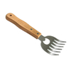 Meat Shredding Claws Stainless Steel Pulled Pork Shredder Meat Claws for BBQ Shredding with Long Wood Handle
