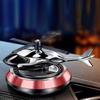 Solar Car Perfume Car Aromatherapy Aircraft Rotating Accessories Helicopter Interior High-end Decorations