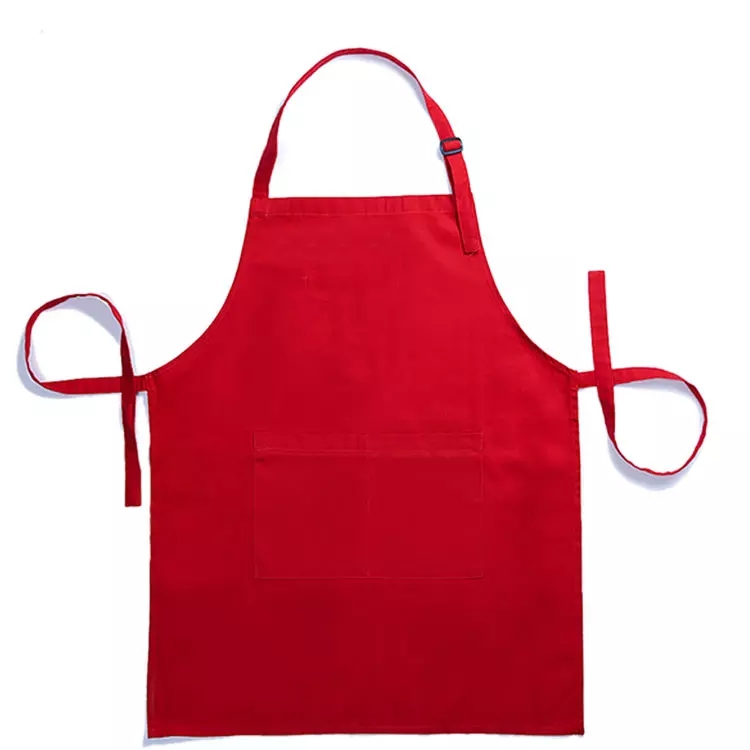 Kitchen Adjustable Bib Apron Water Oil Resistant Chef Cooking Kitchen Aprons with Pockets for Men Women