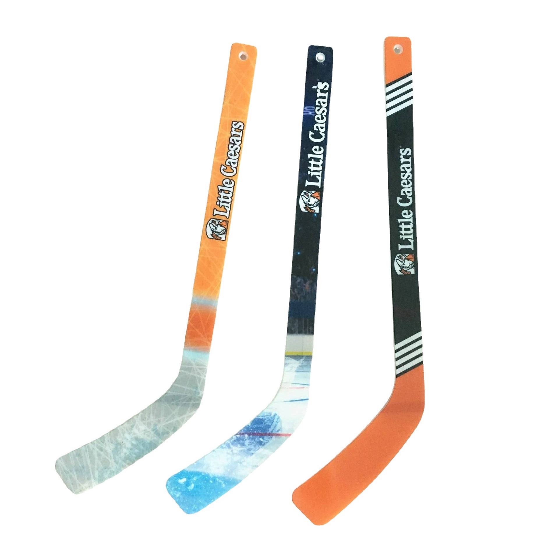 18" Heavy-Duty Plastic Hockey Sticks Starter for Players Indoor & Outdoor Beach Competition