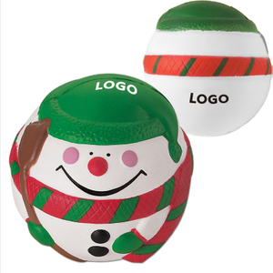 Promotional Snowman Ball Stress Reliever