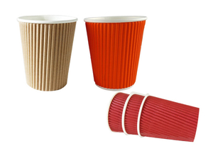 8oz. Corrugated Double Layer Paper Cup