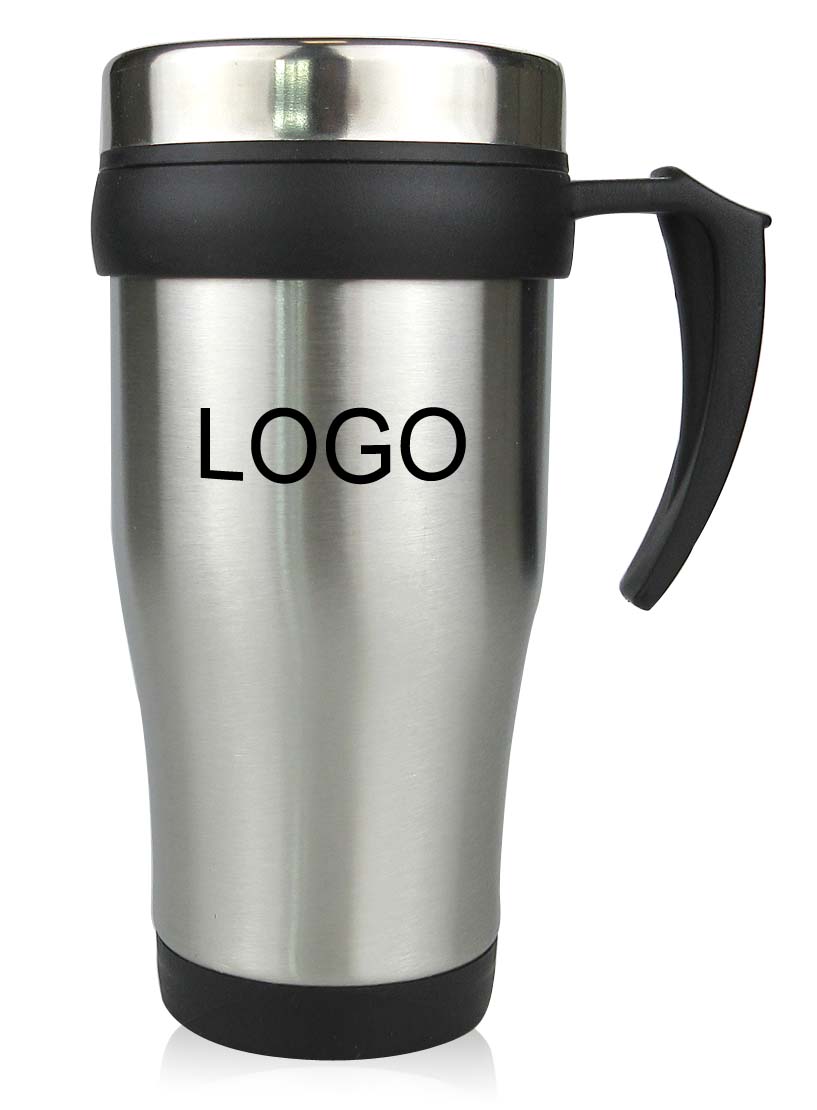 15 Oz. Stainless Steel Travel Mug With Handle - Buy travel mug, vacuum ...