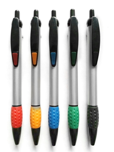 Clicker Pen with Soft Grip