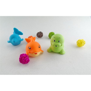 Imprinted 3 pieces Seaside Animal Toys Set