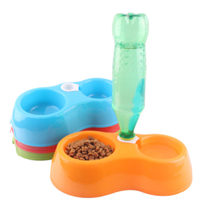 Plastic Round Automatic Drinking Water Pet Bowl
