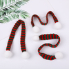Mini Christmas Scarf for Wine Bottle Decoration Xmas Party Holiday Dinner Table Ornament