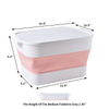 Plastic Foldable Storage Box With Lid Multi-Function Household, Clothes,Toys, File and Book Collection