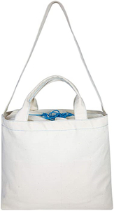 Large Canvas Tote Bag with Expandable Drawstring Closure