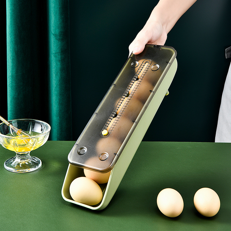 Egg Holder for Refrigerator, Multi-Layer Chicken Egg Storage Container for Stores Eggs