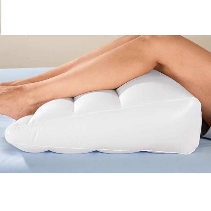 NEW Inflatable Bed Wedge Air Head Leg Foot Elevation Pillow Edge Portable Travel Sleeping Rest
